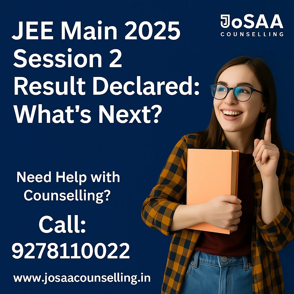 JEE Main 2025 Session 2 Result Declared