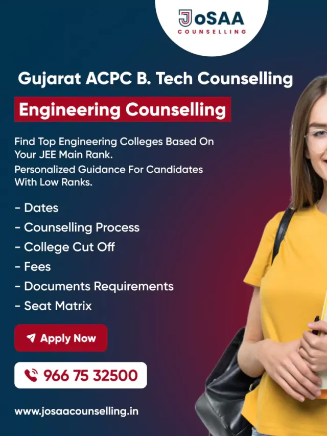 What are the eligibility criteria for Gujarat ACPC B. Tech Counselling ...