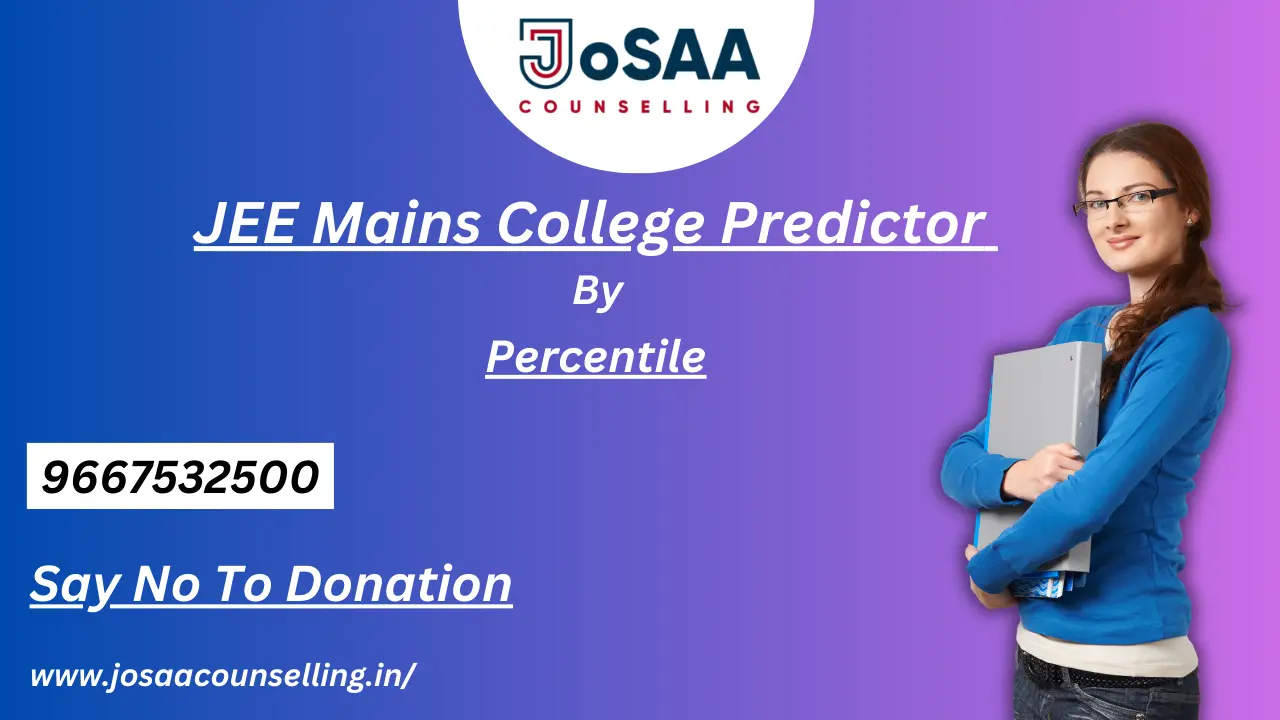 JEE Main College Predictor by Percentile