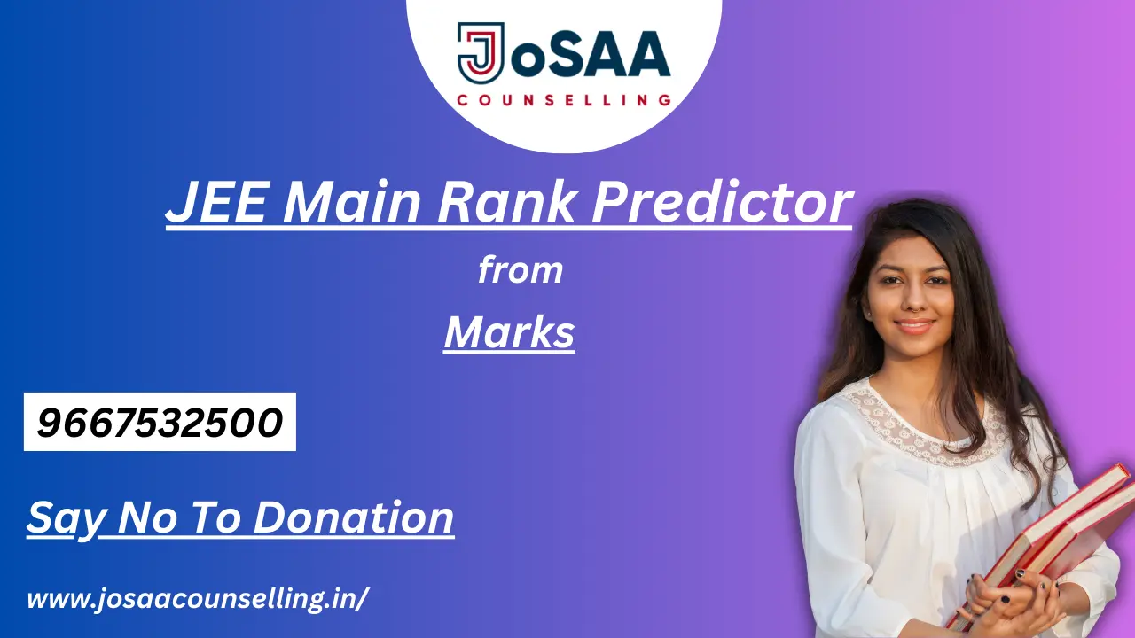 JEE Rank Predictor by Marks